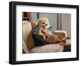 Couch Potato-Lucia Heffernan-Framed Art Print