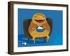 Couch Potato-Yurumi-Framed Art Print