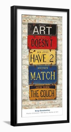 Couch-Greg Constantine-Framed Art Print