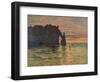 Coucher de Soleil a Etretat-Claude Monet-Framed Giclee Print