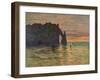 Coucher de Soleil a Etretat-Claude Monet-Framed Giclee Print