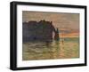 Coucher de Soleil a Etretat-Claude Monet-Framed Giclee Print