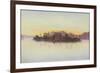 Coucher de soleil sur l'île de Philae-Edward Lear-Framed Giclee Print