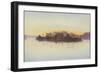 Coucher de soleil sur l'île de Philae-Edward Lear-Framed Giclee Print