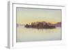 Coucher de soleil sur l'île de Philae-Edward Lear-Framed Giclee Print