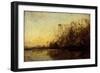 Coucher de soleil-Félix Ziem-Framed Giclee Print