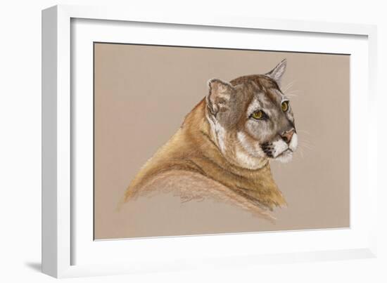 Cougar-Barbara Keith-Framed Giclee Print