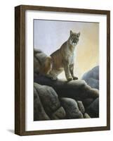 Cougar-Rusty Frentner-Framed Giclee Print