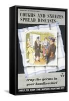 Coughs and Sneezes Poster-null-Framed Stretched Canvas