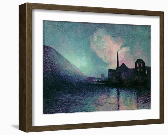 Couillet by Night, 1896-Maximilien Luce-Framed Giclee Print