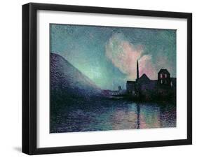 Couillet by Night, 1896-Maximilien Luce-Framed Giclee Print