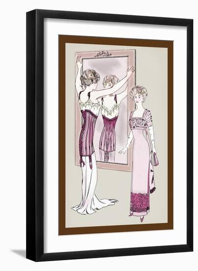 Could She Sit Down?-null-Framed Art Print