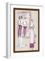 Could She Sit Down?-null-Framed Art Print