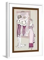 Could She Sit Down?-null-Framed Art Print