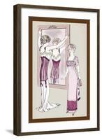 Could She Sit Down?-null-Framed Art Print