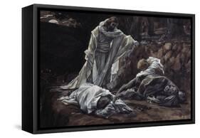 Could Ye Not Watch with Me One Hour-James Tissot-Framed Stretched Canvas