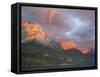 Coulds at Dawn, St. Mary Lake, Glacier National Park, Montana-James Hager-Framed Stretched Canvas