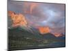 Coulds at Dawn, St. Mary Lake, Glacier National Park, Montana-James Hager-Mounted Photographic Print