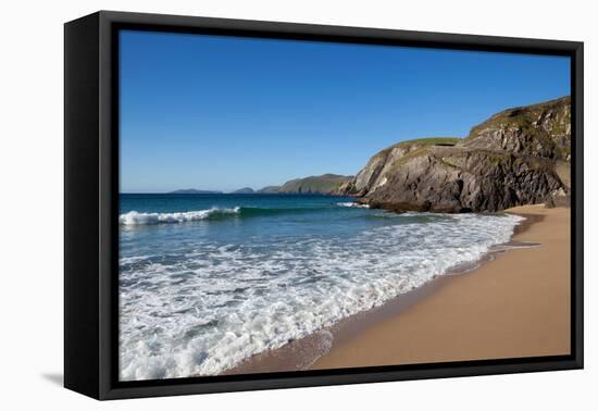 Coumeenoole Beach; Slea Head; Dingle Peninsula; County Kerry; Ireland-null-Framed Stretched Canvas