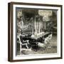 Council Chamber of King Oscar II, Royal Palace, Stockholm, Sweden-Underwood & Underwood-Framed Photographic Print