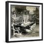 Council Chamber of King Oscar II, Royal Palace, Stockholm, Sweden-Underwood & Underwood-Framed Photographic Print