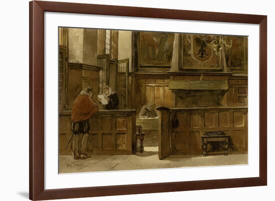 Council Chamber of the Town Hall, Naarden, 1603-Willem II Steelink-Framed Giclee Print