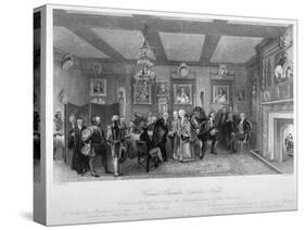 Council Chamber of Vintners' Hall, City of London, 1842-E Radclyffe-Stretched Canvas