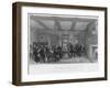 Council Chamber, Vintner's Hall. Vintner Sherriff receiving the Congratulations of his Company-Edward Radclyffe-Framed Giclee Print