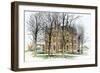 Council Hall at Oberlin College, 1890s-null-Framed Giclee Print