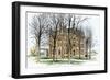 Council Hall at Oberlin College, 1890s-null-Framed Giclee Print