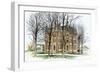 Council Hall at Oberlin College, 1890s-null-Framed Giclee Print