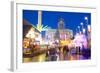 Council House and Christmas Market Stalls in the Market Square-Frank Fell-Framed Photographic Print