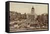 Council House and City Square, Nottingham-null-Framed Stretched Canvas