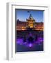 Council House and Victoria Square at Dusk, Birmingham, Midlands, England, United Kingdom, Europe-Charles Bowman-Framed Photographic Print