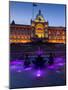 Council House and Victoria Square at Dusk, Birmingham, Midlands, England, United Kingdom, Europe-Charles Bowman-Mounted Photographic Print