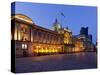 Council House and Victoria Square at Dusk, Birmingham, Midlands, England, United Kingdom, Europe-Charles Bowman-Stretched Canvas