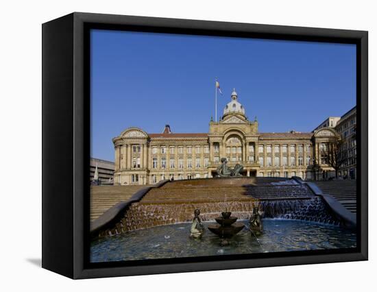 Council House and Victoria Square, Birmingham, Midlands, England, United Kingdom, Europe-Charles Bowman-Framed Stretched Canvas