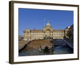 Council House and Victoria Square, Birmingham, Midlands, England, United Kingdom, Europe-Charles Bowman-Framed Photographic Print