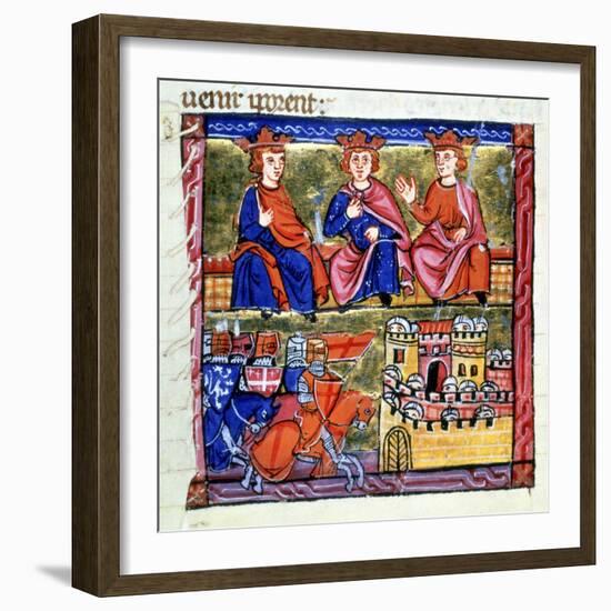 Council of Acre and the Siege of Damascus, 1147-1148-null-Framed Giclee Print