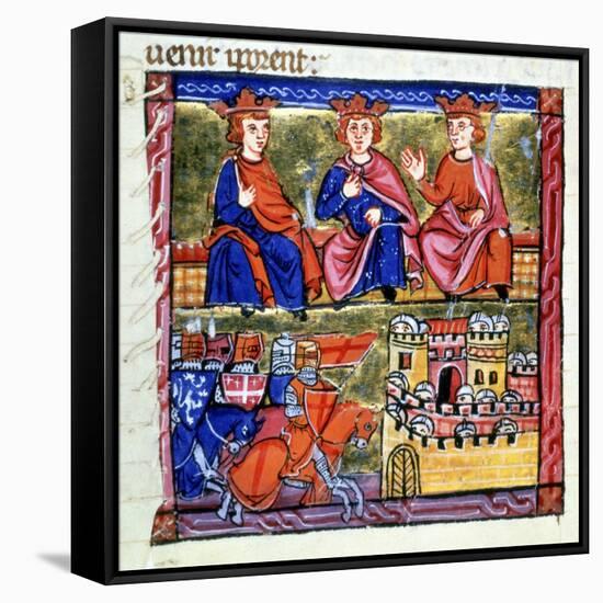 Council of Acre and the Siege of Damascus, 1147-1148-null-Framed Stretched Canvas