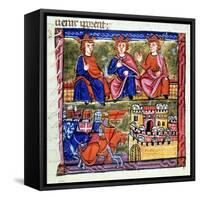 Council of Acre and the Siege of Damascus, 1147-1148-null-Framed Stretched Canvas