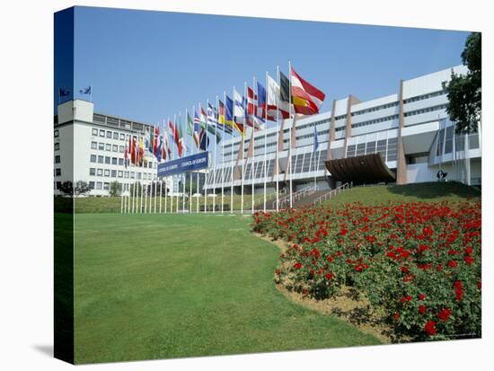 Council of Europe, Strasbourg, Alsace, France-Hans Peter Merten-Stretched Canvas