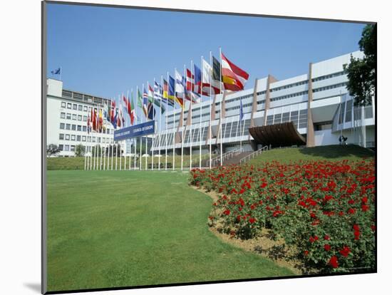 Council of Europe, Strasbourg, Alsace, France-Hans Peter Merten-Mounted Photographic Print