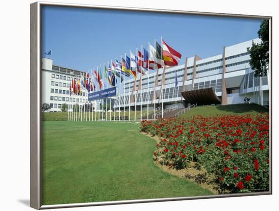 Council of Europe, Strasbourg, Alsace, France-Hans Peter Merten-Framed Photographic Print