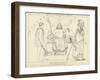 Council of Jupiter, Minerva and Mercury-John Flaxman-Framed Giclee Print