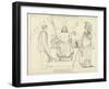 Council of Jupiter, Minerva and Mercury-John Flaxman-Framed Giclee Print