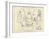 Council of Jupiter, Minerva and Mercury-John Flaxman-Framed Giclee Print