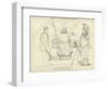 Council of Jupiter, Minerva and Mercury-John Flaxman-Framed Giclee Print