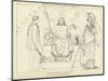 Council of Jupiter, Minerva and Mercury-John Flaxman-Mounted Giclee Print