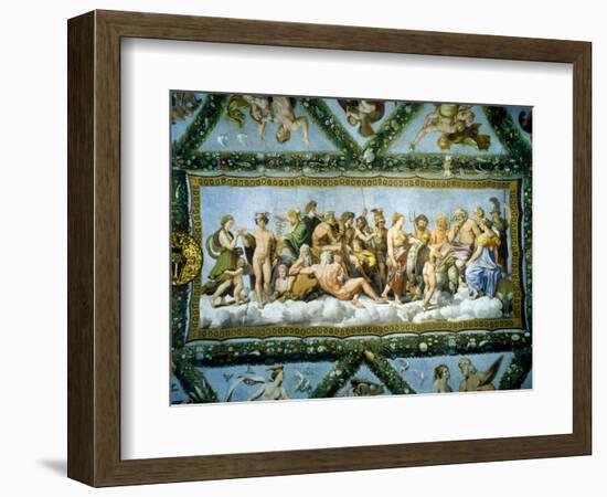 Council of the Gods, 1517-18-Raphael-Framed Giclee Print